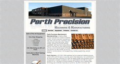 Desktop Screenshot of perthprecision.com
