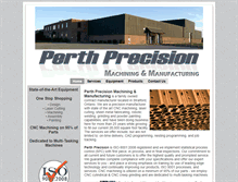 Tablet Screenshot of perthprecision.com